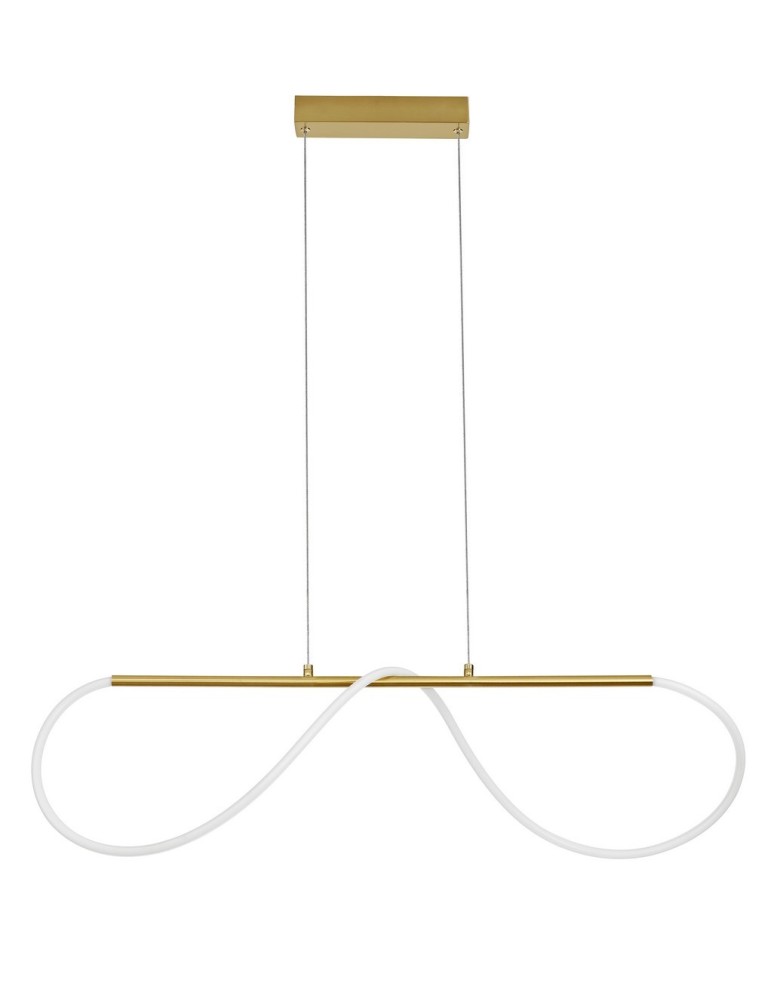 Lampy wiszące designerskie - Luces Exclusivas FIJO Wisząca LED 29W 3145lm 3000K Ściemnialna złoty LE41390 - produkt kolory-swiatla.pl 1