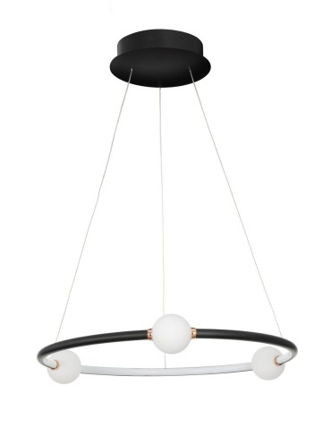 Luces Exclusivas FRIA Wisząca LED 36W 2036lm 3000K Ściemnialna czarny LE41392