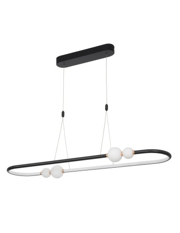 Luces Exclusivas FRIA Wisząca LED 44.2W 2660lm 3000K Ściemnialna czarny LE41393