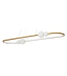 Lampy wiszące designerskie - Luces Exclusivas FRIA Wisząca LED 44.2W 2660lm 3000K Ściemnialna złoty LE41395 - product 3