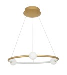 Lampy wiszące designerskie - Luces Exclusivas FRIA Wisząca LED 36W 2036lm 3000K Ściemnialna złoty LE41396 - product 1