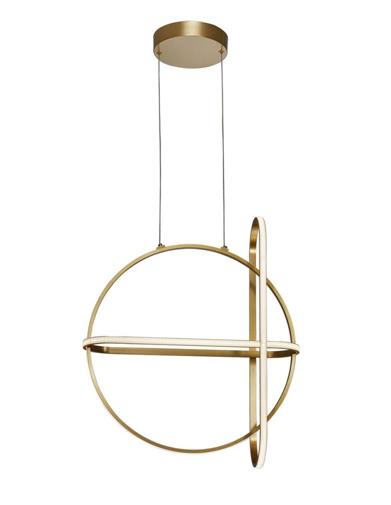 Lampy wiszące designerskie - Luces Exclusivas HOYO Wisząca LED 48W 3360lm 3000K Ściemnialna złoty LE41400 - produkt kolory-swiatla.pl 1