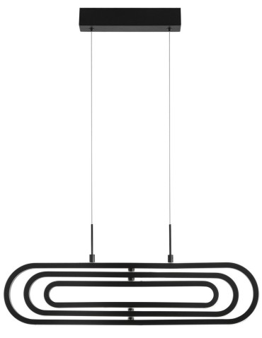 Luces Exclusivas HOYO Wisząca LED 50W 3500lm 3000K Ściemnialna czarny LE41403