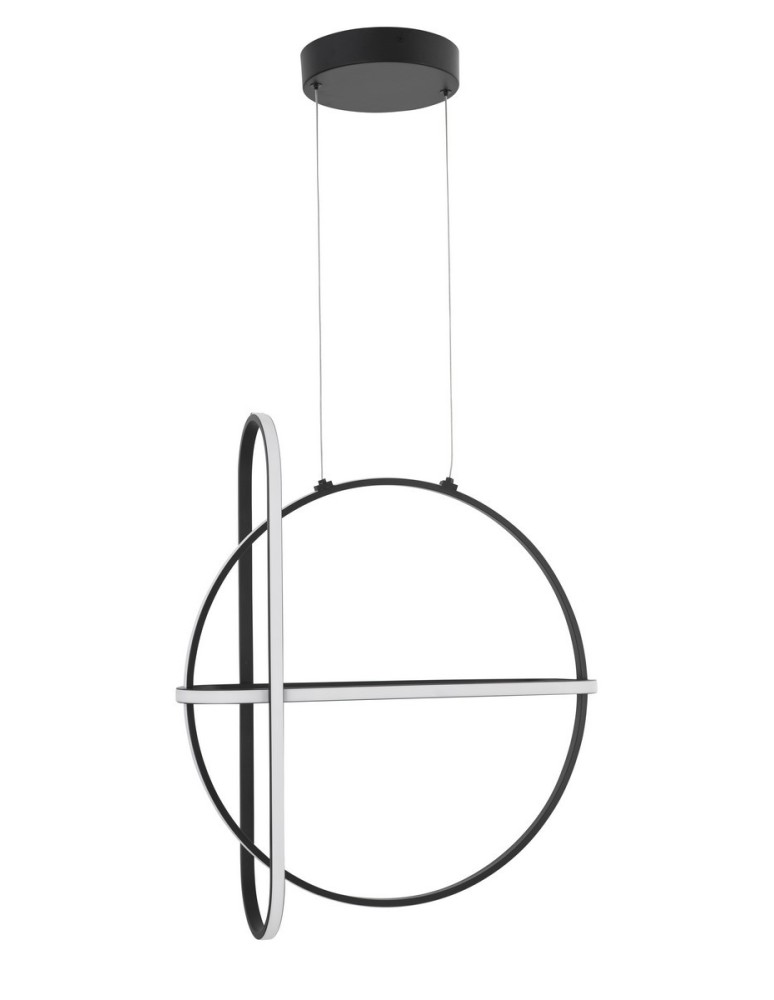 Lampy wiszące designerskie - Luces Exclusivas HOYO Wisząca LED 48W 3360lm 3000K Ściemnialna czarny LE41404 - produkt kolory-swiatla.pl 1