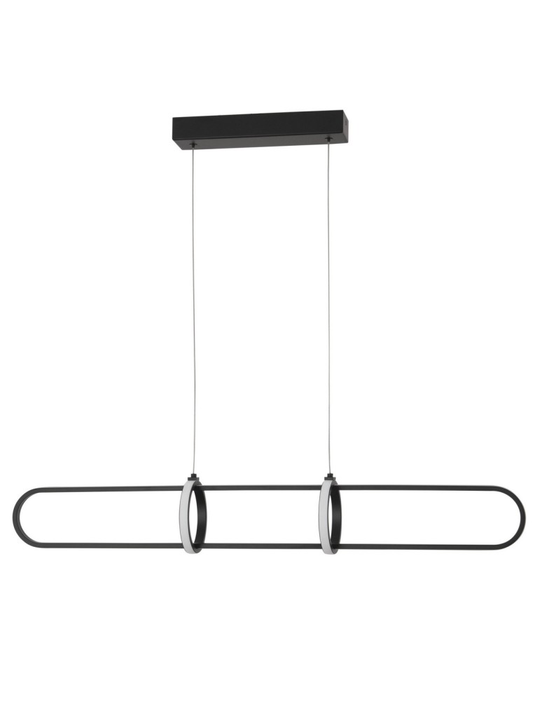Lampy wiszące LED - Luces Exclusivas HOYO Wisząca LED 31W 2142lm 3000K Ściemnialna czarny LE41405 - produkt kolory-swiatla.pl 1