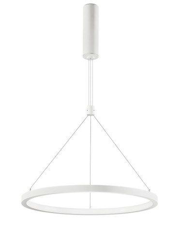 Luces Exclusivas IRUN Wisząca LED 35W 2450lm 3000K Ściemnialna biały mat LE41407