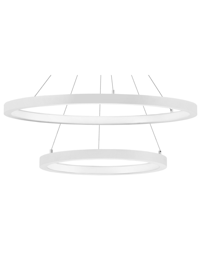 Lampy wiszące LED - Luces Exclusivas IRUN Wisząca LED 60W 4200lm 3000K Ściemnialna biały mat LE41408 - product kolory-swiatla.pl 2