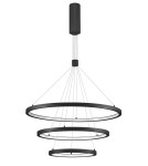 Lampy wiszące LED - Luces Exclusivas IRUN Wisząca LED 108W 7560lm 3000K Ściemnialna czarny mat LE41410 - product 1
