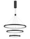 Luces Exclusivas IRUN Wisząca LED 108W 7560lm 3000K Ściemnialna czarny mat LE41410