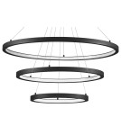 Lampy wiszące LED - Luces Exclusivas IRUN Wisząca LED 108W 7560lm 3000K Ściemnialna czarny mat LE41410 - product 2
