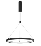 Lampy wiszące LED - Luces Exclusivas IRUN Wisząca LED 35W 2450lm 3000K Ściemnialna czarny mat LE41411 - product 1