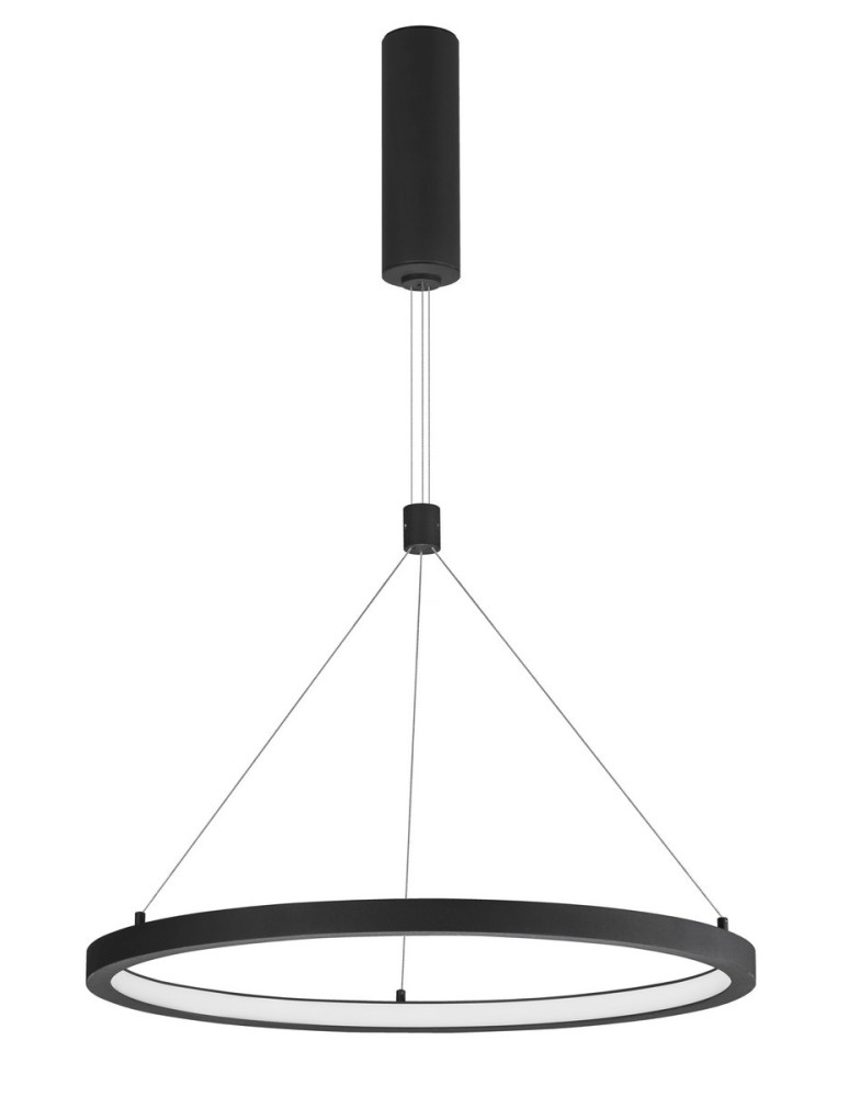 Lampy wiszące LED - Luces Exclusivas IRUN Wisząca LED 35W 2450lm 3000K Ściemnialna czarny mat LE41411 - produkt kolory-swiatla.pl 1