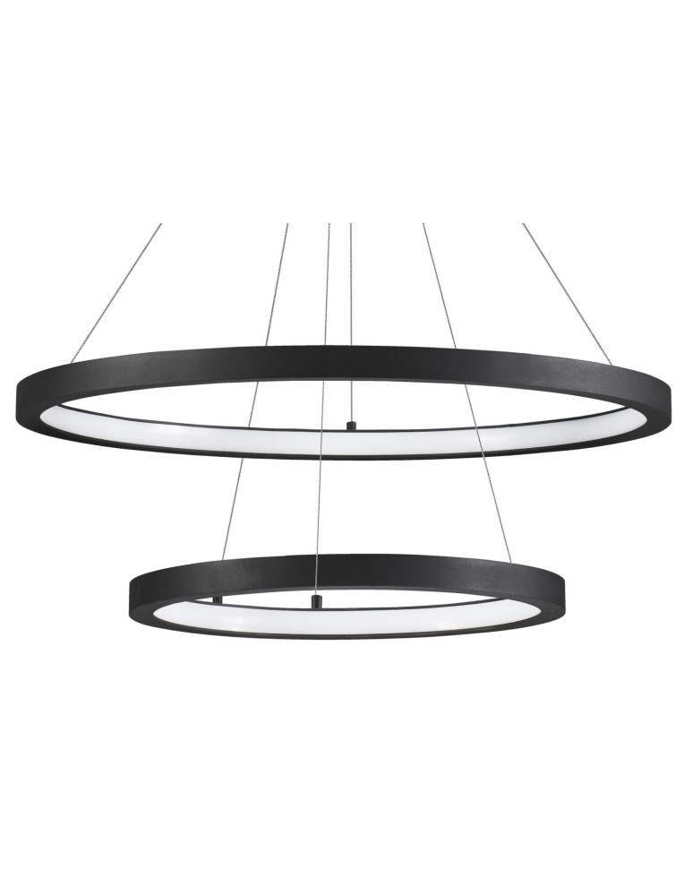 Lampy wiszące LED - Luces Exclusivas IRUN Wisząca LED 60W 4200lm 3000K Ściemnialna czarny mat LE41412 - product kolory-swiatla.pl 2