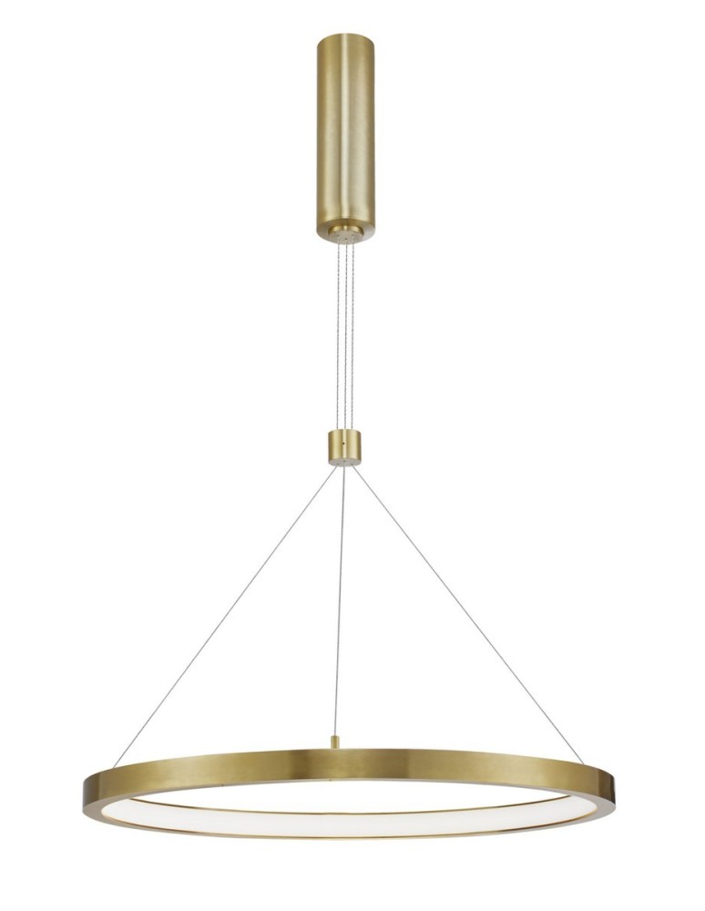 Lampy wiszące LED - Luces Exclusivas IRUN Wisząca LED 35W 2450lm 3000K Ściemnialna złoty mosiądz LE41413 - produkt kolory-swiatla.pl 1