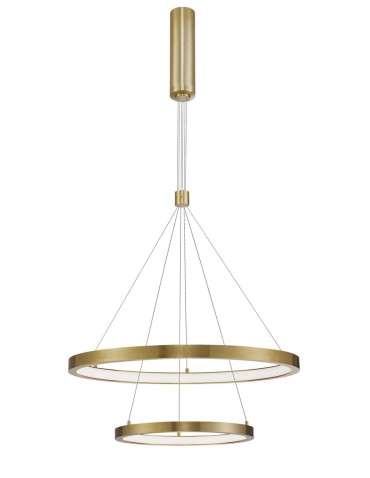 Luces Exclusivas IRUN Wisząca LED 60W 4200lm 3000K Ściemnialna złoty mosiądz LE41414