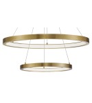 Lampy wiszące LED - Luces Exclusivas IRUN Wisząca LED 60W 4200lm 3000K Ściemnialna złoty mosiądz LE41414 - produkt 2