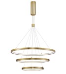 Lampy wiszące LED - Luces Exclusivas IRUN Wisząca LED 108W 7560lm 3000K Ściemnialna złoty mosiądz LE41415 - product 1