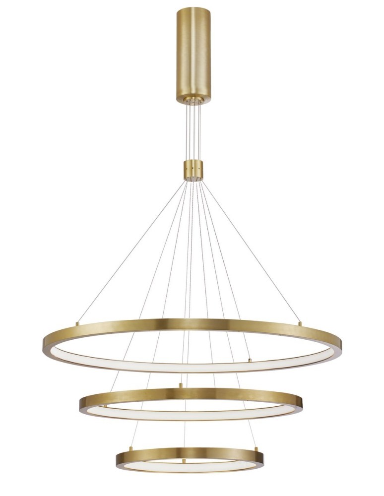 Lampy wiszące LED - Luces Exclusivas IRUN Wisząca LED 108W 7560lm 3000K Ściemnialna złoty mosiądz LE41415 - produkt kolory-swiatla.pl 1