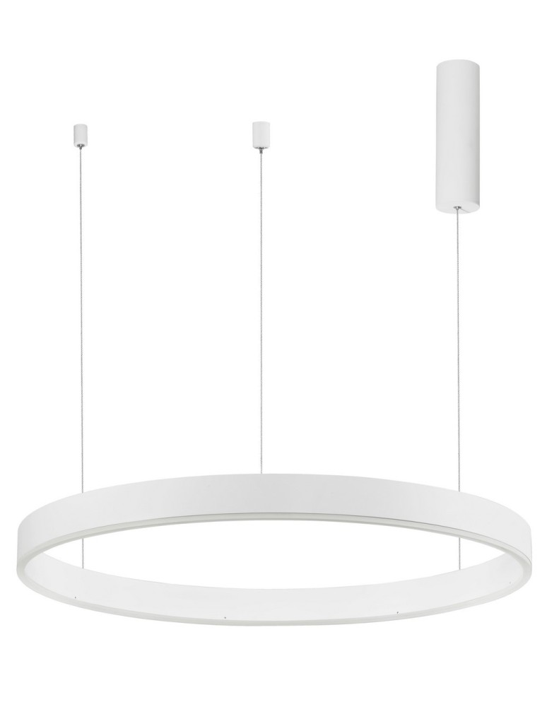 Lampy wiszące LED - Luces Exclusivas JACA Wisząca LED 48W 3360lm 3000K Ściemnialna biały mat LE41417 - produkt kolory-swiatla.pl 1