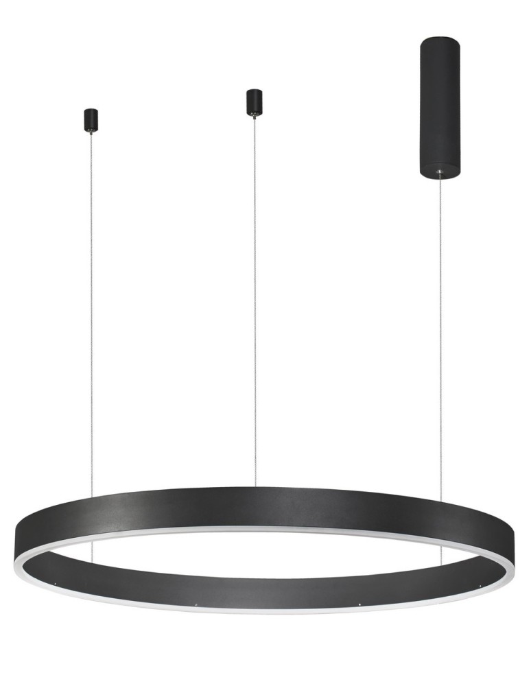 Lampy wiszące LED - Luces Exclusivas JACA Wisząca LED 48W 3360lm 3000K Ściemnialna czarny mat LE41419 - produkt kolory-swiatla.pl 1