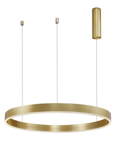 Luces Exclusivas JACA Wisząca LED 48W 3360lm 3000K Ściemnialna złoty mosiądz LE41422
