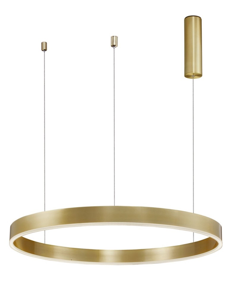 Lampy wiszące okręgi - Luces Exclusivas JACA Wisząca LED 48W 3360lm 3000K Ściemnialna złoty mosiądz LE41422 - produkt kolory-swiatla.pl 1