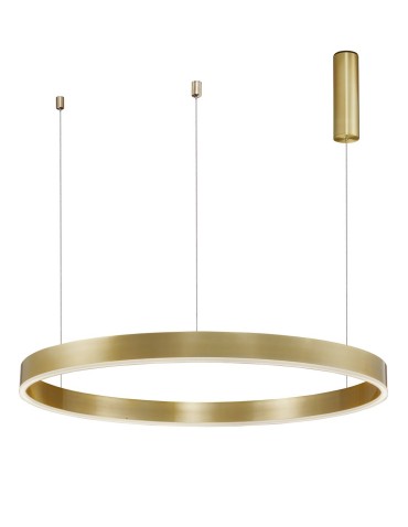 Luces Exclusivas JACA Wisząca LED 55W 3800lm 3000K Ściemnialna złoty mosiądz LE41424
