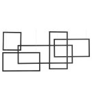 Lampy wiszące designerskie - Luces Exclusivas LEPE Wisząca LED 80W 4860lm 3000K Ściemnialna czarny mat LE41433 - product 2