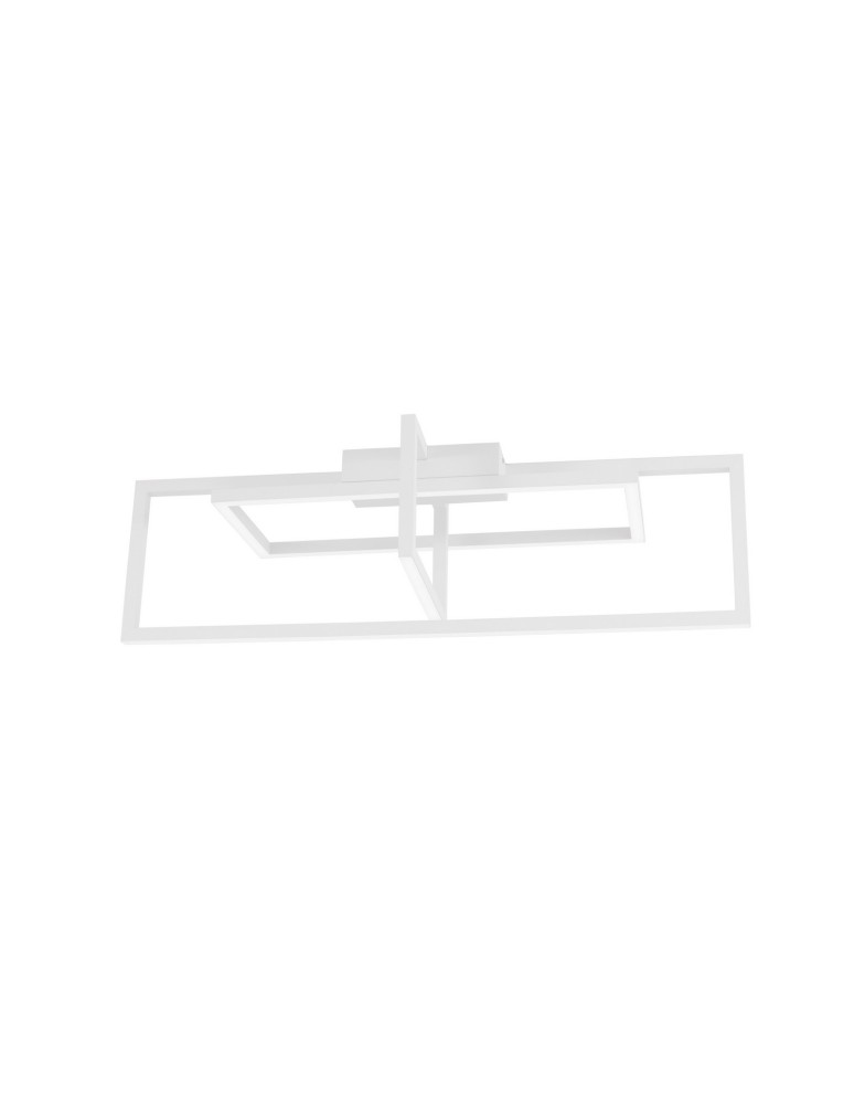 Lampy sufitowe geometryczne - Luces Exclusivas LOTA Sufitowa LED 35W 2400lm 3000K Ściemnialna biały LE41436 - produkt kolory-swiatla.pl 1