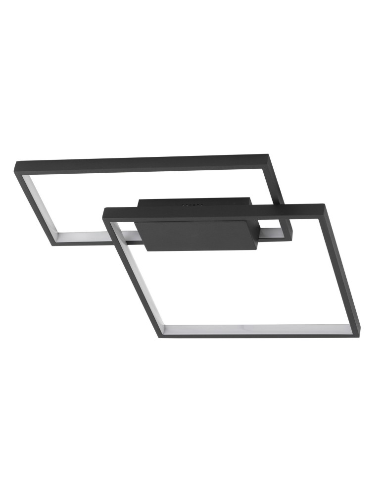 Lampy sufitowe geometryczne - Luces Exclusivas MATA Sufitowa LED 30W 2030lm 3000K Ściemnialna czarny mat LE41442 - produkt kolory-swiatla.pl 1