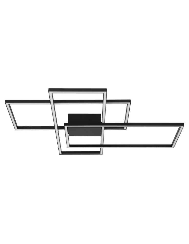Lampy sufitowe geometryczne - Luces Exclusivas PICO Sufitowa LED 55W 3550lm 3000K Ściemnialna czarny mat LE41455 - produkt kolory-swiatla.pl 1