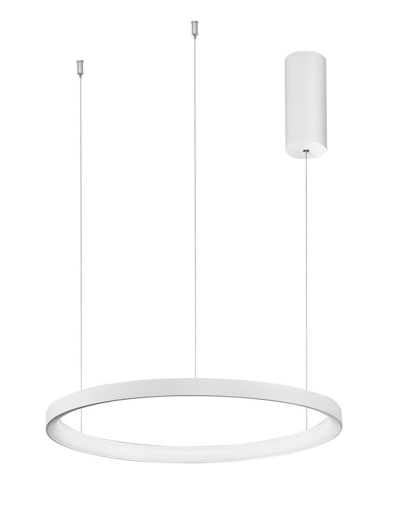 Lampy wiszące LED - Luces Exclusivas ROTA Wisząca LED 38W 2280lm 3000K Ściemnialna biały mat LE41467 - produkt kolory-swiatla.pl 1