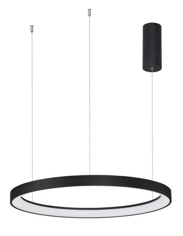 Luces Exclusivas ROTA Wisząca LED 48W 2880lm 3000K Ściemnialna czarny mat LE41470