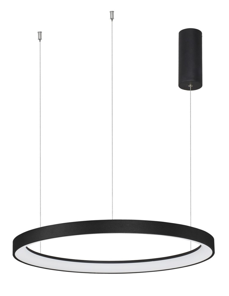 Lampy wiszące LED - Luces Exclusivas ROTA Wisząca LED 48W 2880lm 3000K Ściemnialna czarny mat LE41470 - produkt kolory-swiatla.pl 1
