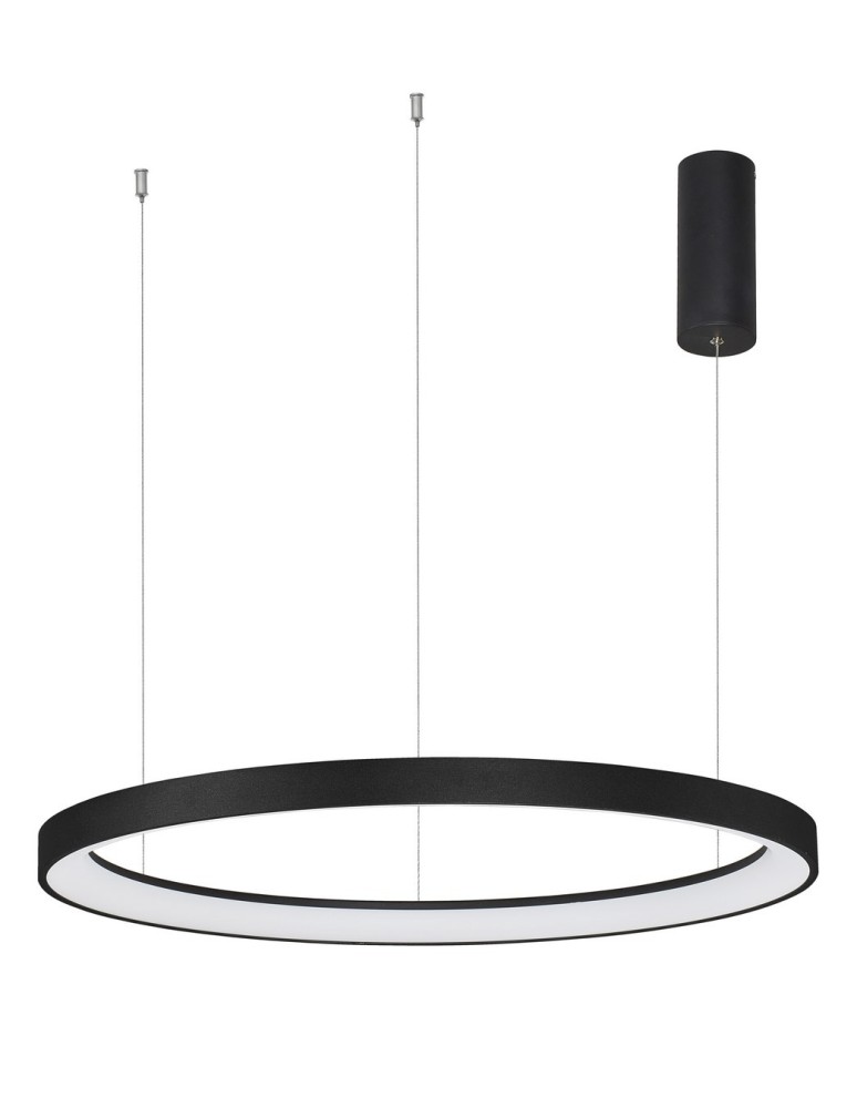 Lampy wiszące LED - Luces Exclusivas ROTA Wisząca LED 60W 3600lm 3000K Ściemnialna czarny mat LE41472 - produkt kolory-swiatla.pl 1