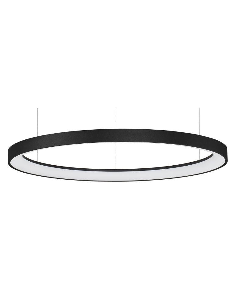 Lampy wiszące LED - Luces Exclusivas ROTA Wisząca LED 60W 3600lm 3000K Ściemnialna czarny mat LE41472 - product kolory-swiatla.pl 2