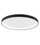 Lampy sufitowe - Luces Exclusivas ROTA Sufitowa LED 38W 2280lm 3000K Ściemnialna czarny mat LE41475 - produkt 1