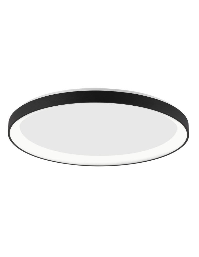 Duże lampy sufitowe - Luces Exclusivas ROTA Sufitowa LED 48W 2880lm 3000K Ściemnialna czarny mat LE41477 - produkt kolory-swiatla.pl 1