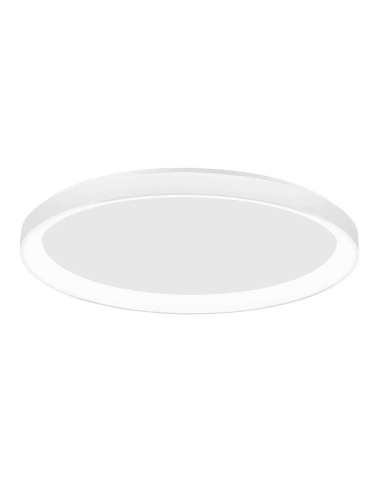 Duże lampy sufitowe - Luces Exclusivas ROTA Sufitowa LED 48W 2880lm 3000K Ściemnialna biały mat LE41478 - produkt kolory-swiatla.pl 1