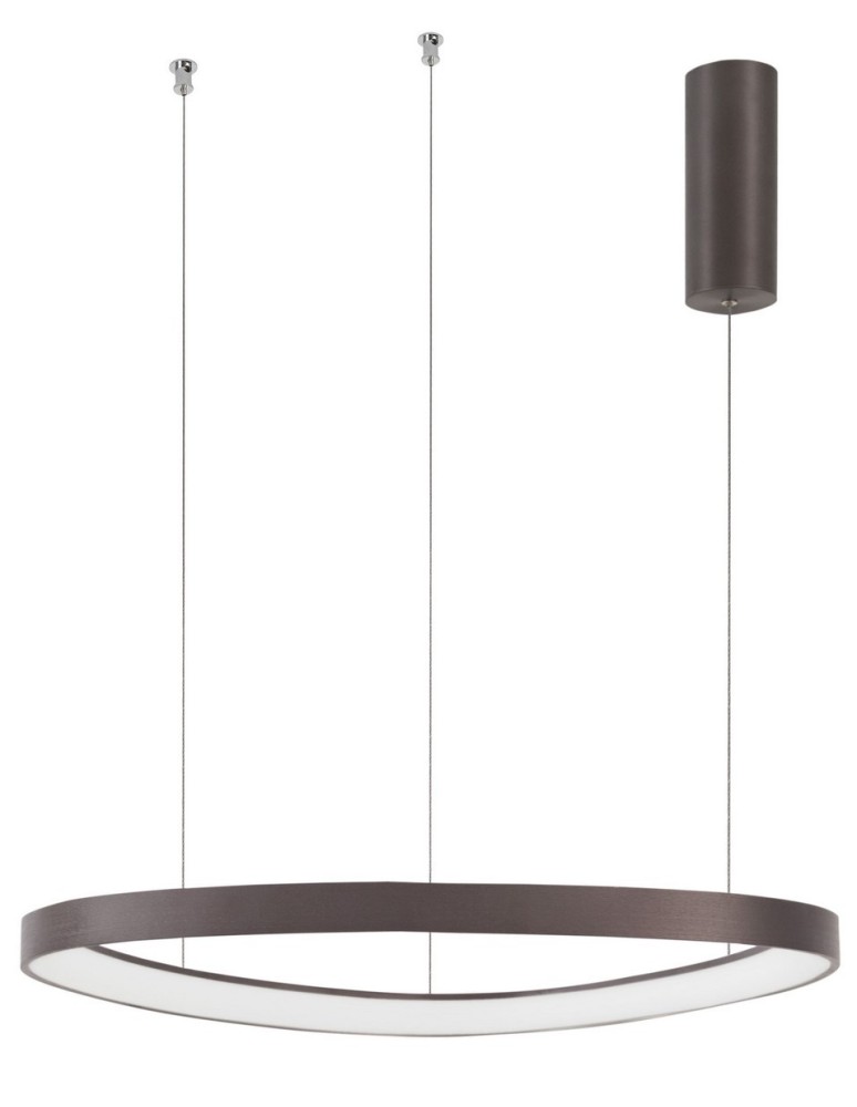 Lampy wiszące LED - Luces Exclusivas TAFI Wisząca LED 48W 2400lm 3000K Ściemnialna Kawowy brąz LE41481 - produkt kolory-swiatla.pl 1