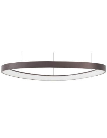 Luces Exclusivas TAFI Wisząca LED 48W 2400lm 3000K Ściemnialna Kawowy brąz LE41481 - produkt 2