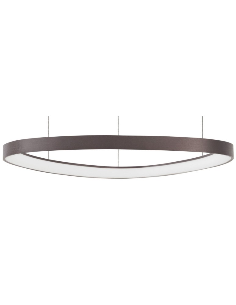 Lampy wiszące LED - Luces Exclusivas TAFI Wisząca LED 48W 2400lm 3000K Ściemnialna Kawowy brąz LE41481 - product kolory-swiatla.pl 2