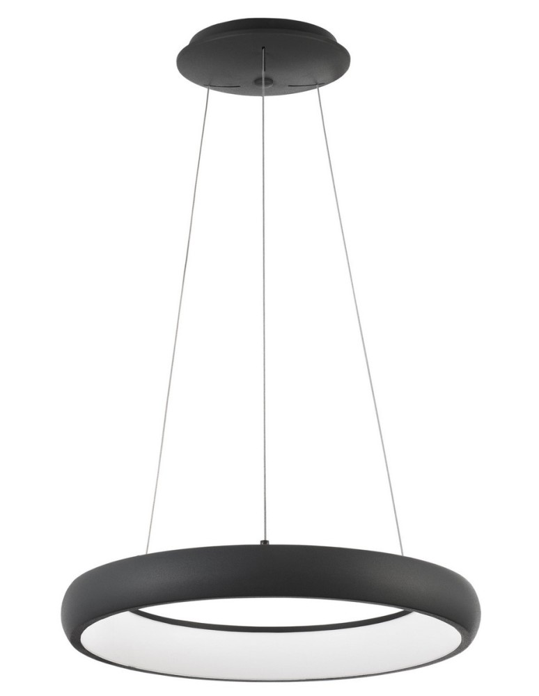 Lampy wiszące LED - Luces Exclusivas TOLU Wisząca LED 32W 1950lm 3000K Ściemnialna czarny mat LE41492 - produkt kolory-swiatla.pl 1