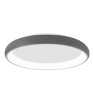 Lampy sufitowe - Luces Exclusivas TOLU Sufitowa LED 50W 3250lm 3000K Ściemnialna szary LE41499 - product 1