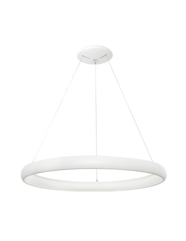 Luces Exclusivas TOLU Wisząca LED 50W 2500lm 3000K Ściemnialna biały mat LE41502