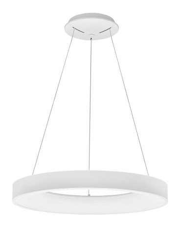 Luces Exclusivas TOME SMART Wisząca LED 50W 3250lm 3000K/4000K Ściemnialna biały mat LE41512
