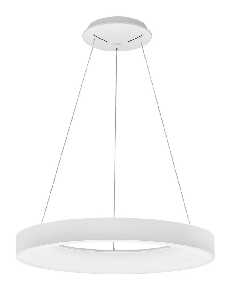 Lampy wiszące ze sterowaniem - Luces Exclusivas TOME SMART Wisząca LED 50W 3250lm 3000K/4000K Ściemnialna biały mat LE41512 - produkt kolory-swiatla.pl 1