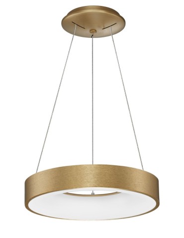 Luces Exclusivas TOME SMART Wisząca LED 30W 1950lm 3000K Ściemnialna szczotokowane złoto LE41529