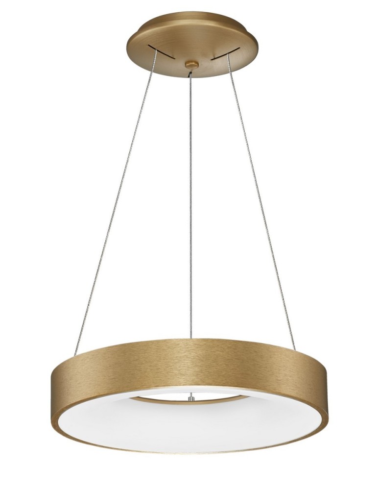 Lampy wiszące ze sterowaniem - Luces Exclusivas TOME SMART Wisząca LED 30W 1950lm 3000K Ściemnialna szczotokowane złoto LE41529 - produkt kolory-swiatla.pl 1