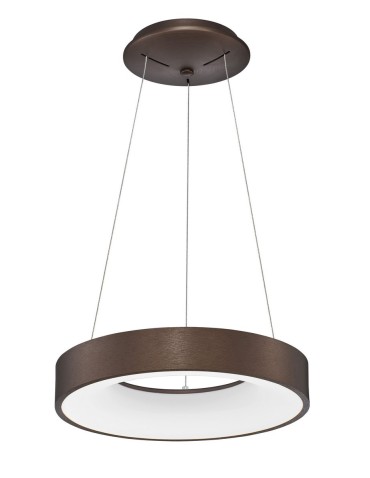 Luces Exclusivas TOME SMART Wisząca LED 30W 1950lm 3000K Ściemnialna brązowy szczotkowany LE41530